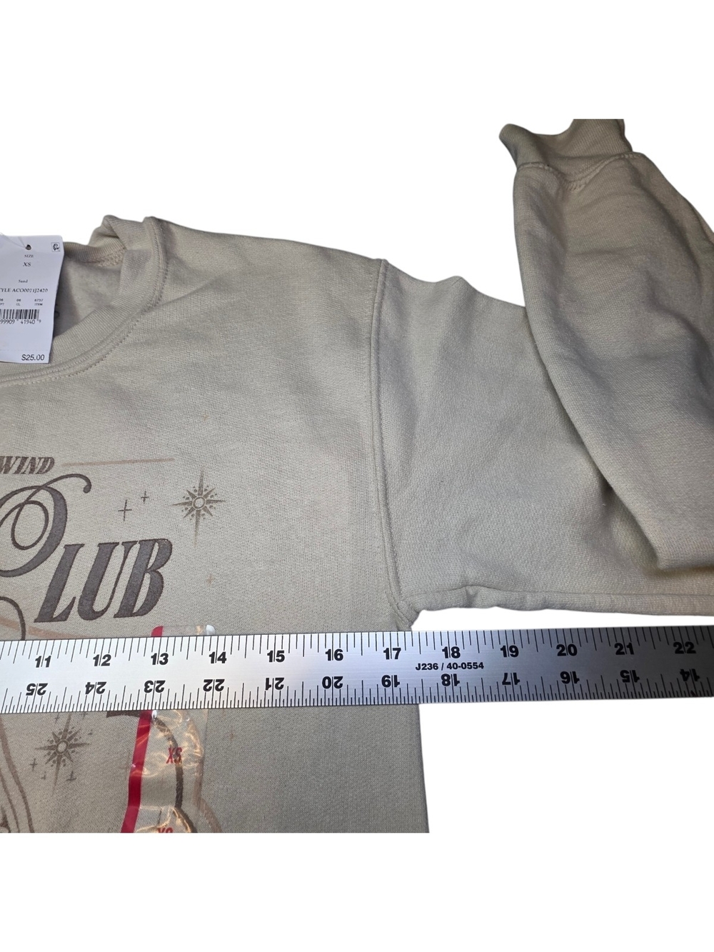 NWT ACOTAR House of Wind Book Club Sweatshirt Sand Crewneck XS - Picture 5 of 8